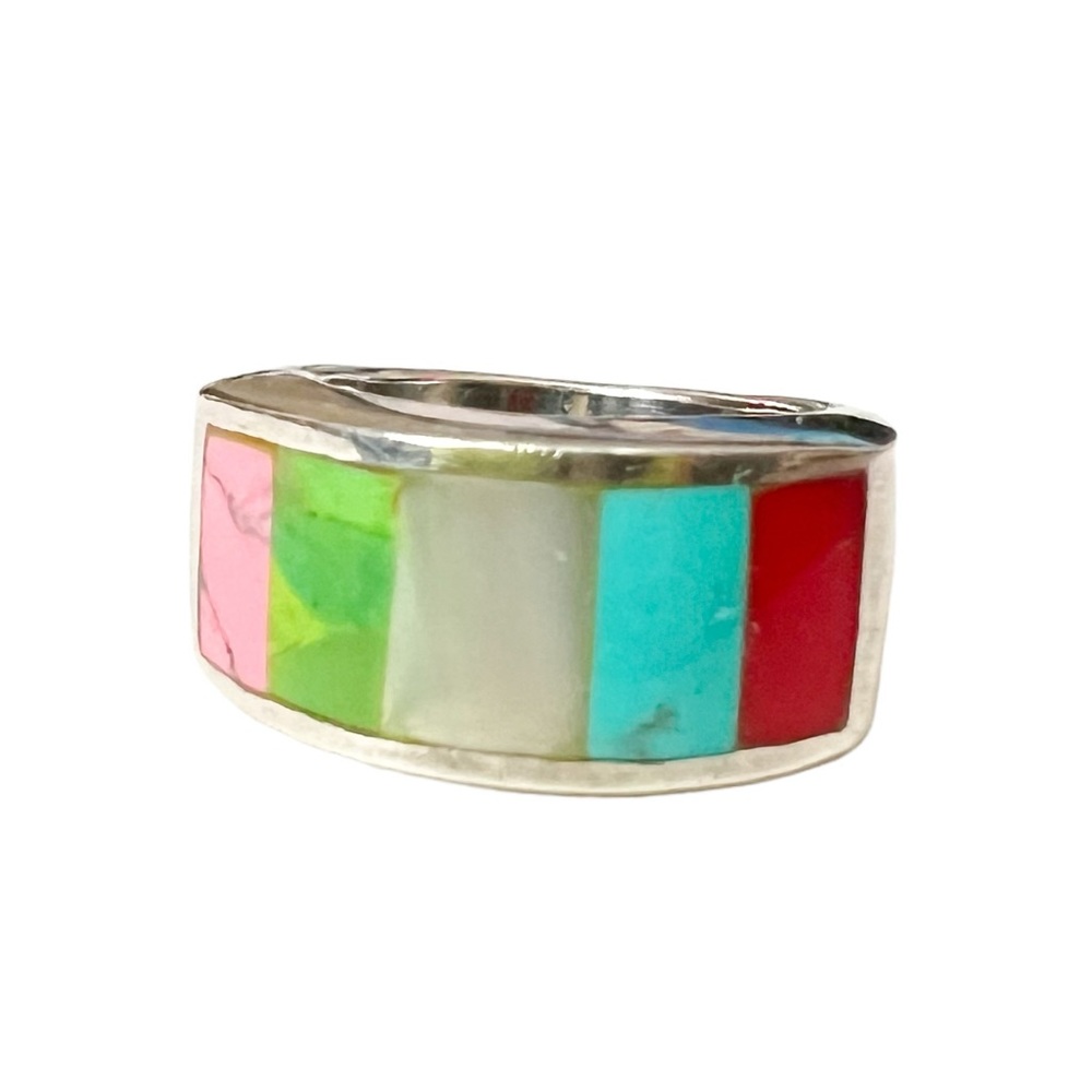 Vintage Sterling Silver Stone Ring
